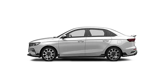 Proton S70 MC1 Flagship X 2026 warna perak paparan sisi penuh dengan spoiler belakang dan rim aloi sport premium