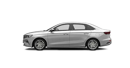 Proton S70 MC1 Premium warna perak tampak sisi penuh dengan reka bentuk sedan moden dan rim aloi premium