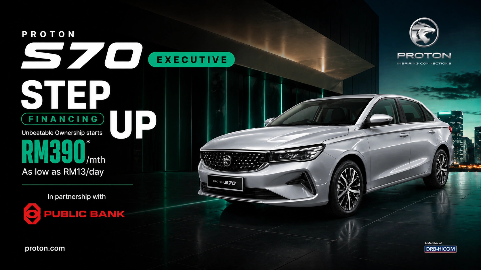 You are currently viewing Step Up S70 Executive – Pelan Ansuran Rendah