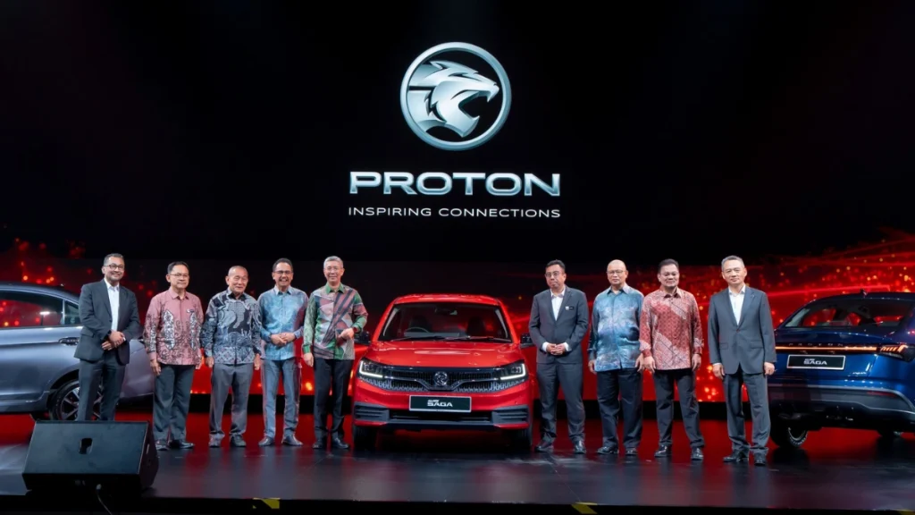 Majlis pelancaran Proton Saga baharu oleh Proton Malaysia dengan paparan rasmi model Saga untuk semakan Harga Proton, Model Proton dan Promosi Proton terkini.