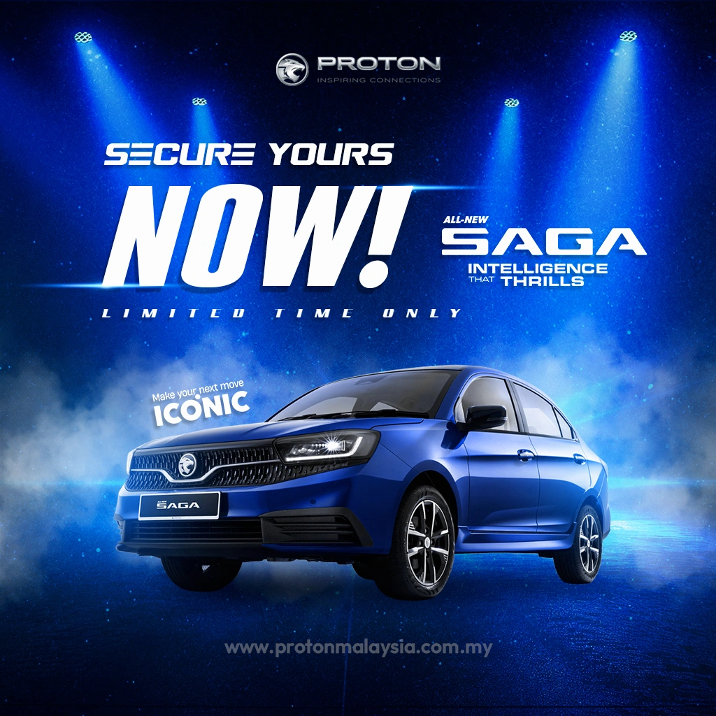 Poster Saga MC3 baru dengan tema Secure Yours Now.