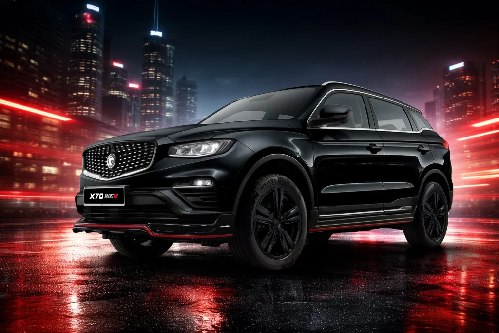 Proton X70 Sport Edition Quartz Black 2026 – SUV Premium Sporty Malaysia