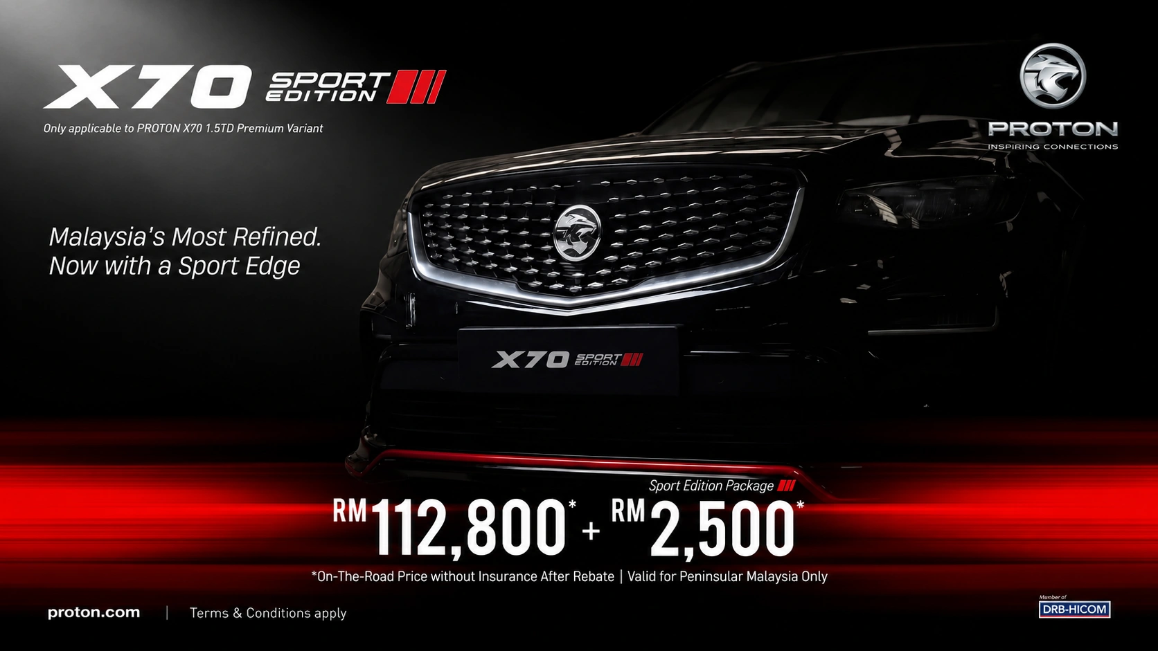 You are currently viewing Proton X70 Sport Edition 2026: Harga, Promosi & 600 Unit Terhad