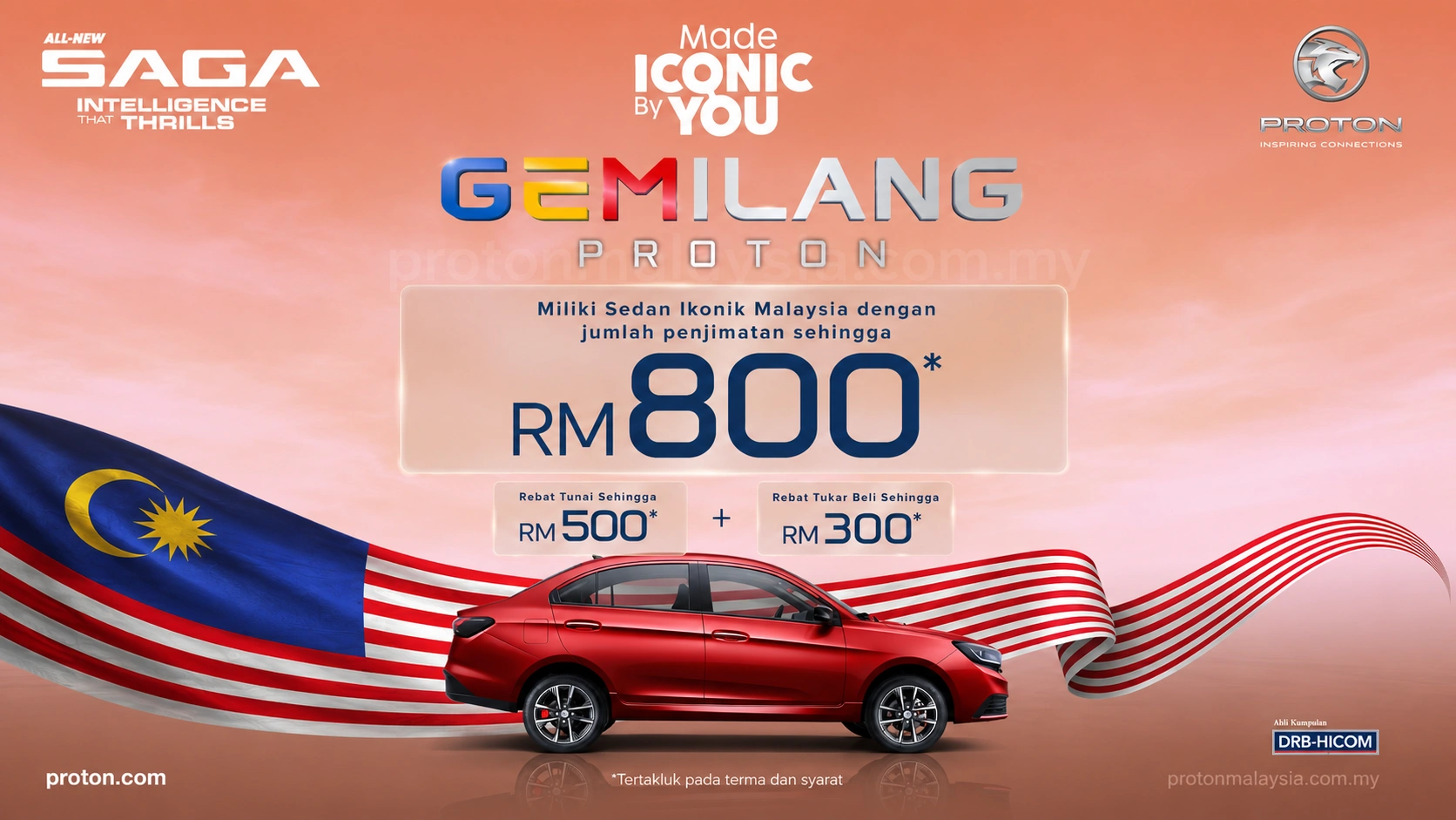 You are currently viewing Promosi Proton Saga Ogos 2026: Rebat Saga MC3 Hingga RM800