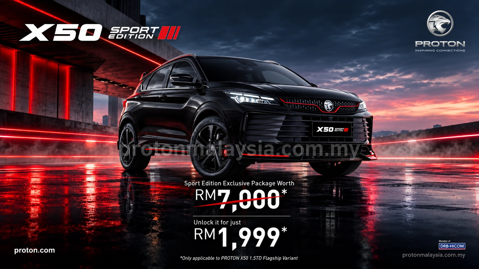 Read more about the article Proton X50 Sport Edition 2026: Harga, Rebate & Pakej